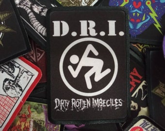 Dri sew on patch band rock metal merch jacket accessories tour thrash crossover doom black death grind core corpse crust punk flag