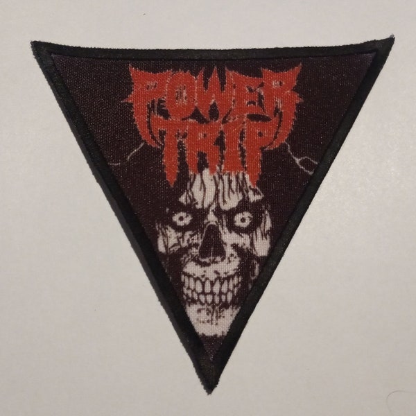 Power trip sew on patch. Band,stoner,doom,rock,metal thrash death skater acid