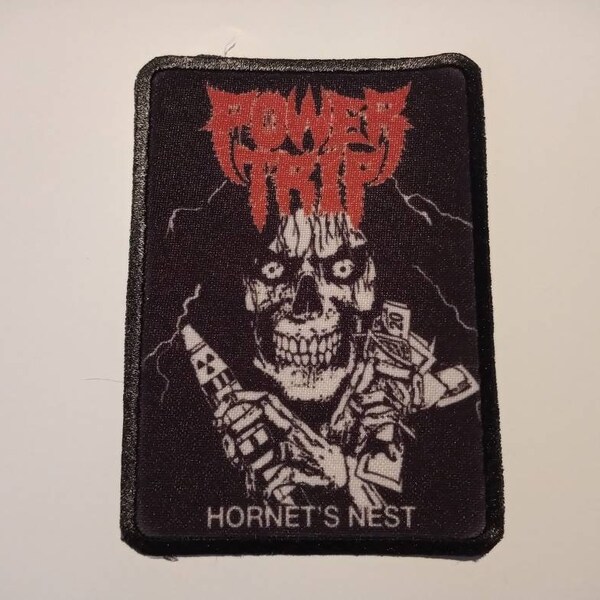 Power trip sew on patch. Band,stoner,doom,rock,metal thrash death skater acid