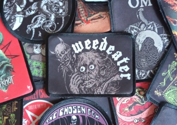 High on fire sew on patch band rock metal stoner desert doom drone jacket accessories sleep wizard acid witch