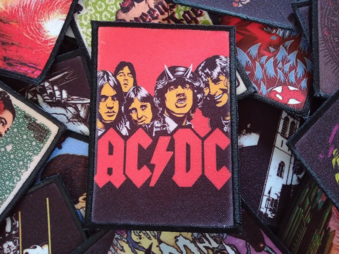 Acdc Sew on Band Patch. ,rock,metal,merch, Jacket, Accessories - Etsy