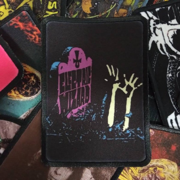 Electric wizard sew on patch band rock merch jacket accessories stoner doom sludge sleep acid