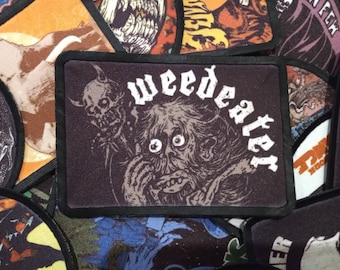 Weedeater Sew On Patch: Stoner Doom Rock Band Jacket Accessory