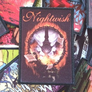 Nightwish sew on band patch. Rock,metal, accessories jacket festival