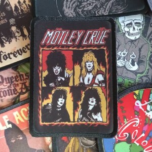 Rush sew on patch band rock prog vintage design style tour merch jacket accessories