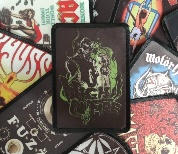 High on fire sew on patch band rock metal stoner desert doom drone jacket accessories sleep wizard acid witch