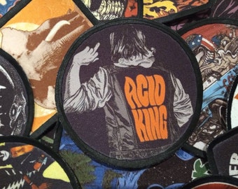 Acid King Sew On Patch: Stoner Doom Band Jacket Accessory