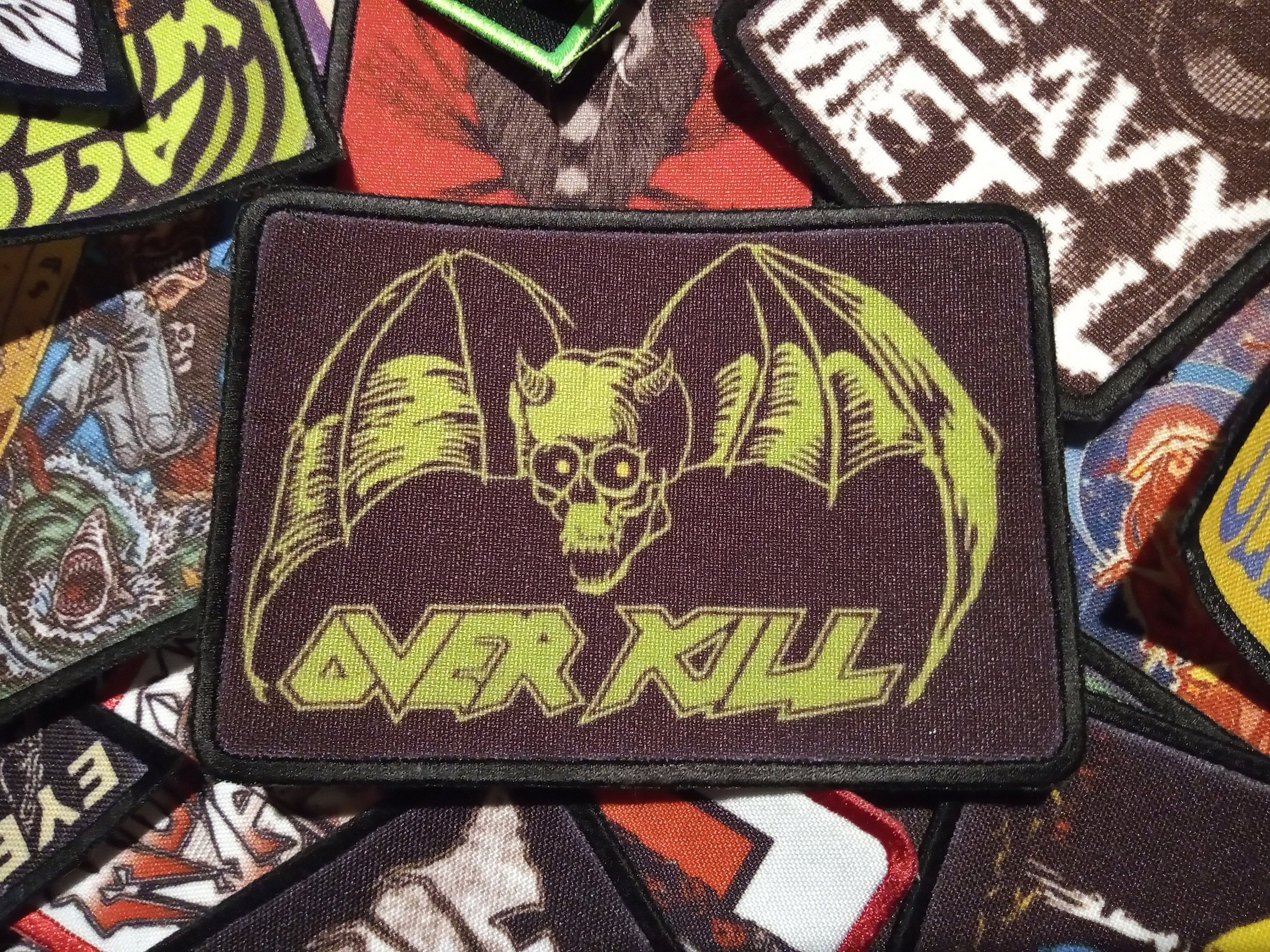 Overkill Sew on Patch Band Rock Metal Thrash Merch Jacket Shirt ...