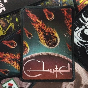 Clutch sew on patch. Band rock stoner desert jacket accessories