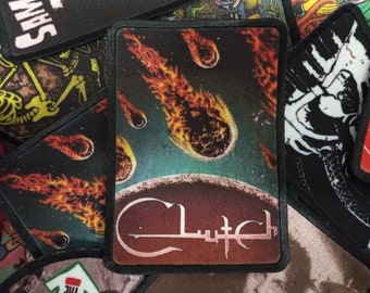 Clutch sew on patch. Band rock stoner desert jacket accessories