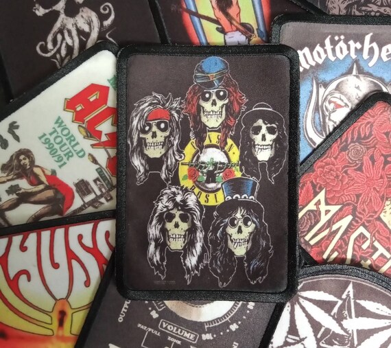 Rush sew on patch band rock prog vintage design style tour merch jacket accessories