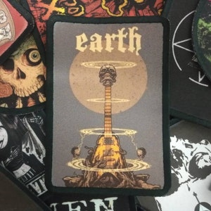EARTH sew on band patch. Stoner,doom,rock, accessories,jacket, sleep
