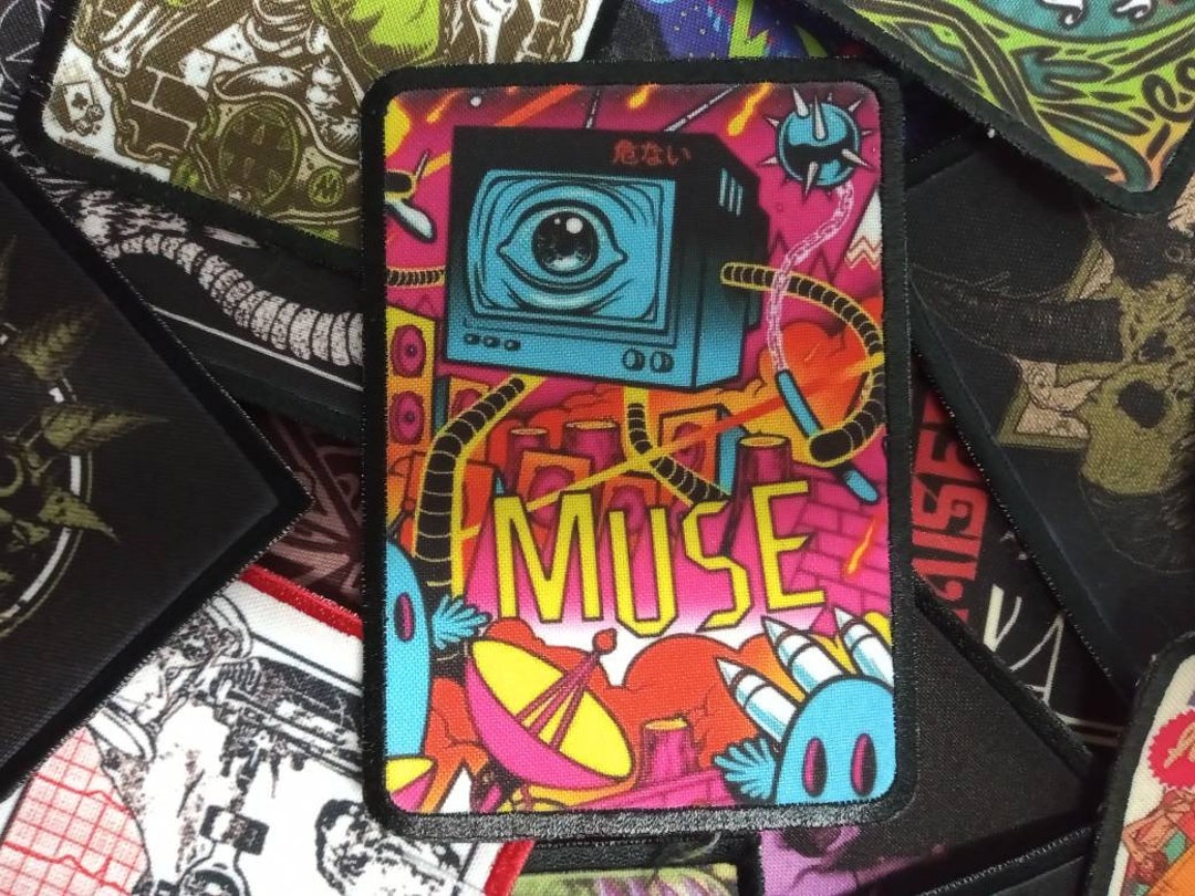 Muse Sew on Patch Rock Merch Accessories Tour Etsy