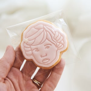 Custom Portrait Cookie Cutter - Personalised Face Fondant Stamp