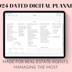 2024 Digital Planner For Real Estate Agents