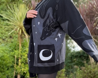 Grey Celestial Dragon Cardigan