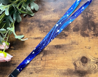 Cordón de plástico reciclado Blue Star / Cordón de rPET / 90 cm x 2 cm