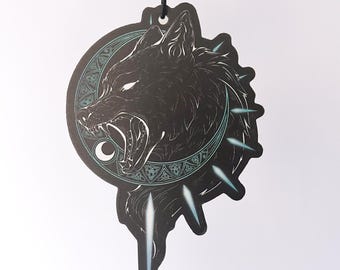 Deodorante per ambienti Hati Wolf - Doppia faccia - Profumo di ghiaccio nero