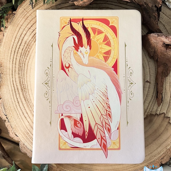 Day Dragon PU Leather Journal / Notebook