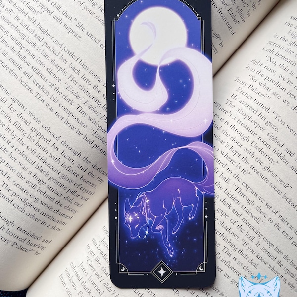 Celestial Fox Paper Bookmark