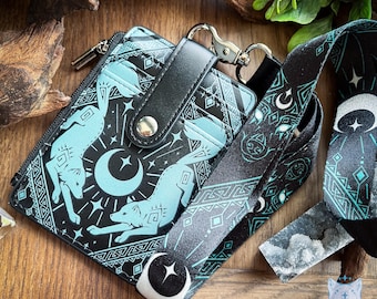 Lunar Wolves Mini RFID Wallet