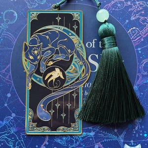 North Star Cat Bookmark | Green