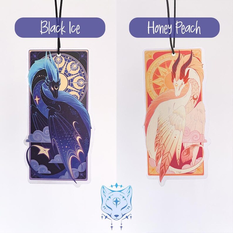 Deodorante per ambienti Moon Dragon - Doppia faccia - Profumo Black Ice immagine 3