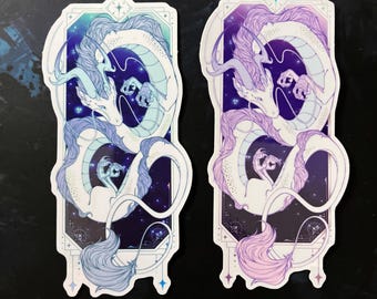 Dragon Stickers with subtle holo detail | 11.5cm tall