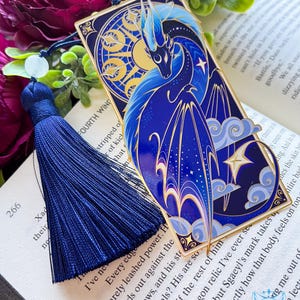 Night Dragon Metal Bookmark - Reduced Version