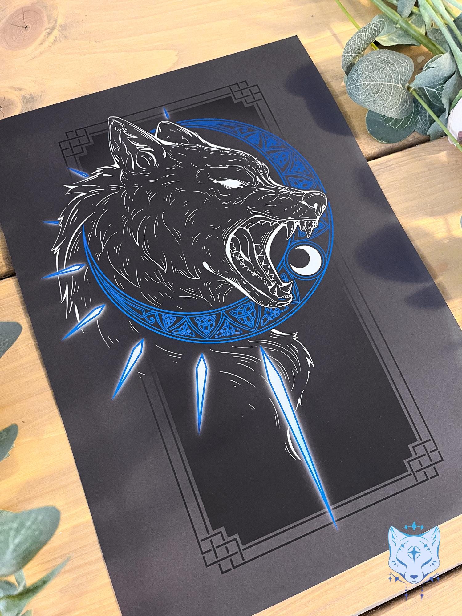 イギリス　DUFEX PRINTS　エッチングアート（イルカ、シャチ）４枚セット il_fullxfull.6776342773_erp1.jpg