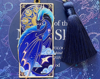 Night Dragon Metal Bookmark