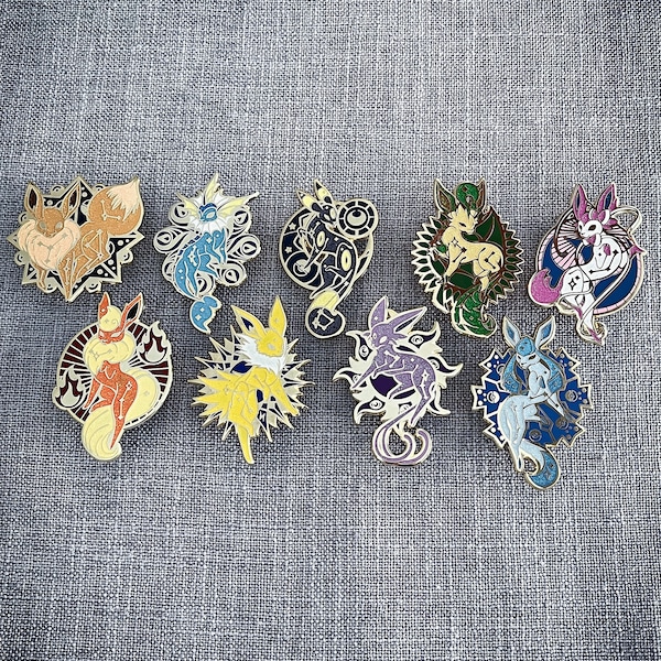 Starry Evolutions - 55mm enamel pins