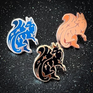 MilkyWay Fox Enamel Pin: Mini Space Pins (0.81")