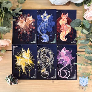 Celestial Evolutions - holografische verijdelde luxe ansichtkaarten