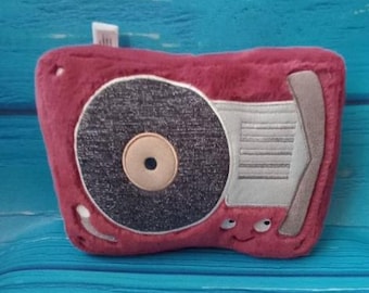 RARE.RETIRED.JELLYCAT Wiggedy Record Player (No Sound).Used
