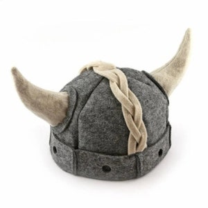Funny felt hat for a bath (sauna). Viking.