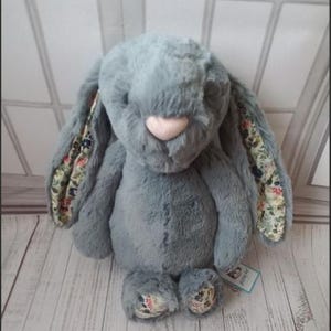JELLYCAT   Dark Gray Rabbit 12&quot; With Tags