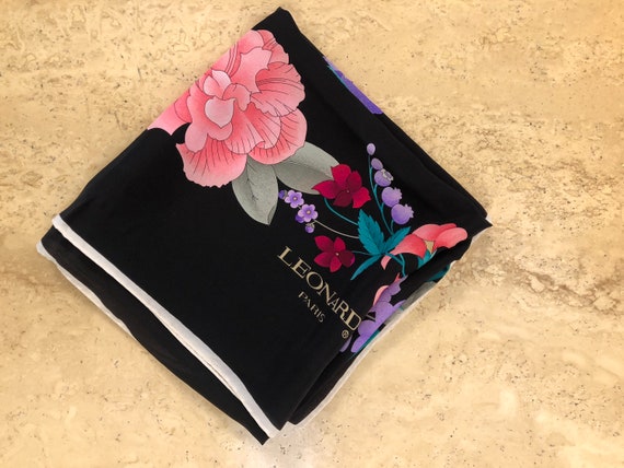 Leonard Paris silk scarf