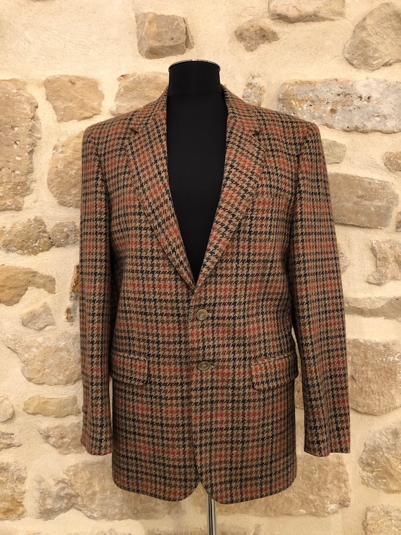 Checked blazer jacket