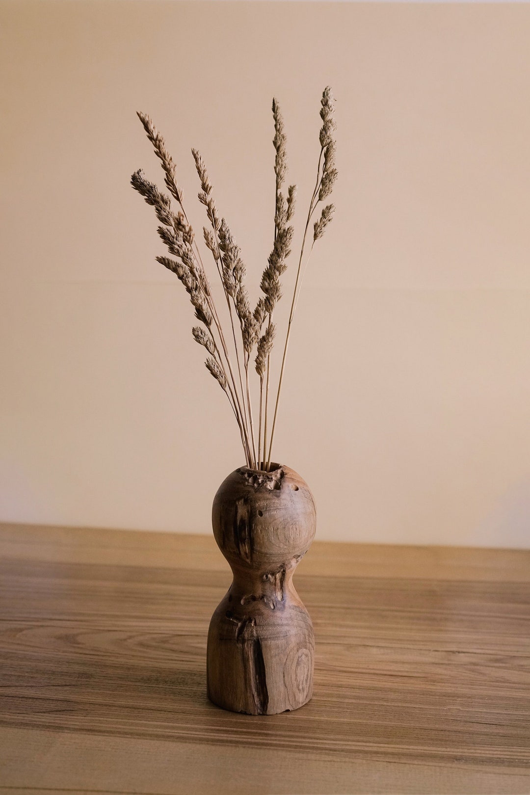 Vaso Di Fiori In Ottone Vintage Di Forma Unica Piccolo Fatto A Mano