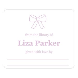 Personalized Library Bookplate Label