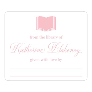 Personalized Library Bookplate Label