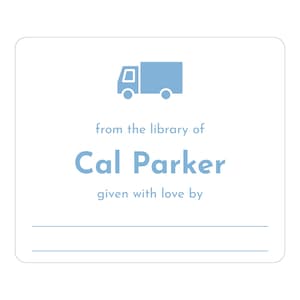 Personalized Library Bookplate Label