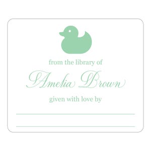 Personalized Library Bookplate Label