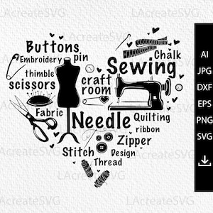 Naaien van svg-bestanden voor cricut, naaien bundel ontwerp svg, Craft kamer, naaien svg offerte afdrukken naaimachine SVG png eps vinyl Silhouette Cameo
