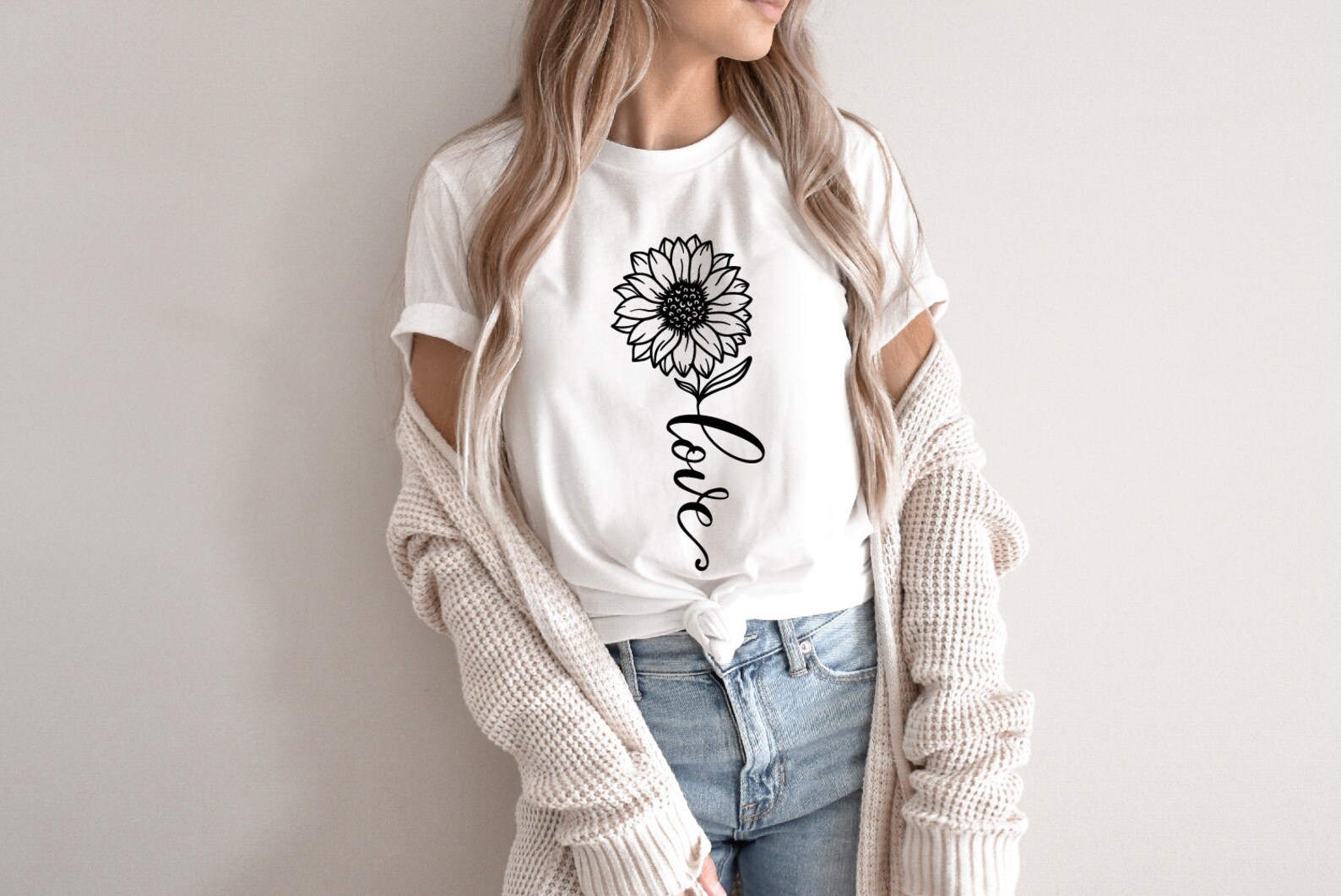 Download Love Hope Faith svg Sunflower svg Daisy bundle svg Flower ...