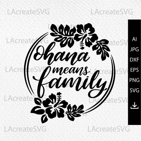 ohana♡ Ohana SVG and PNG/ Family/ Decal/ Sticker - Etsy