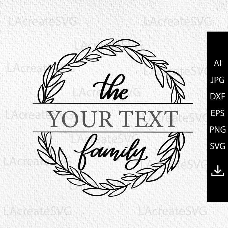 Download Art Collectibles Clip Art Family Name Sign Svg Farmhouse Sign Bundle Svg Circle Wreath Family Wood Sing Svg Cricut Silhouette Cut File Family Name Monogram Svg