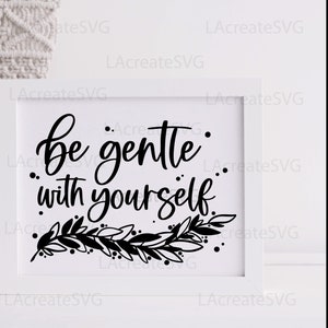 Wees voorzichtig met jezelf Svg, Self love affirmation t shirt design, Mental health svg, Positive Motivational Quote Svg, Self care svg