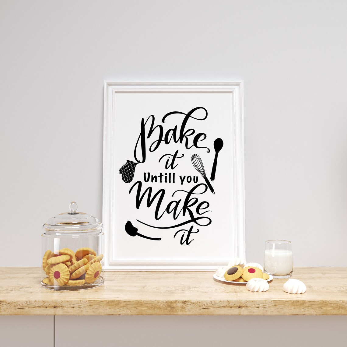 Bake It Till You Make It Svg, Baking Svg for Cricut, Baking Saying ...